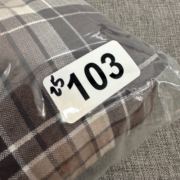 Brand New!  a.n.a a new approach Peplum Blouse XXL Babydoll Style Brown Tan Gray - Picture 14 of 14